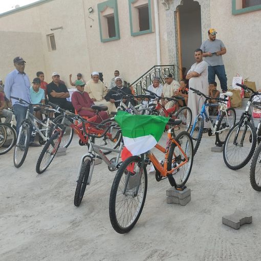 La consegna delle biciclette in Marocco