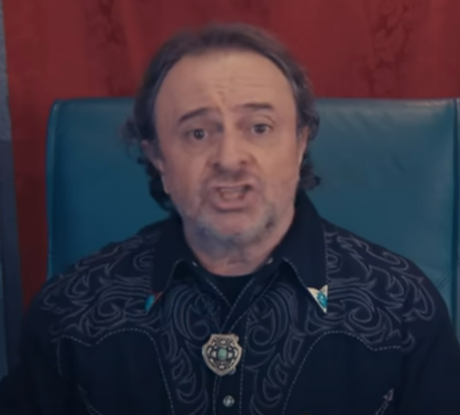Il comico Natalino Balasso nel suo discorso di inizio anno