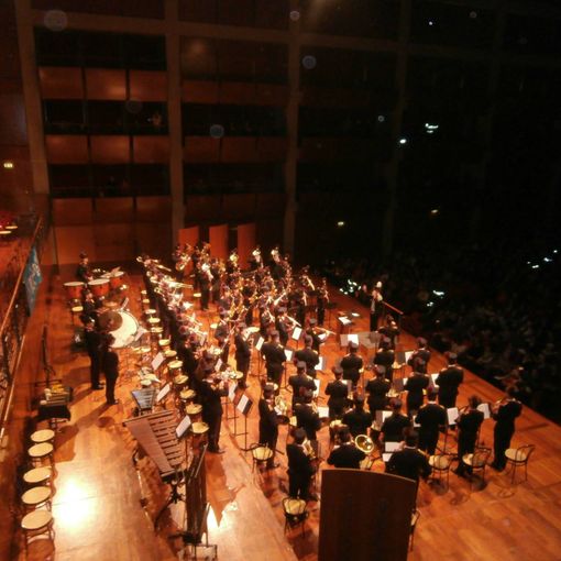 L’orchestra a fiati ‘Antica Musica del Corpo Pompieri di Torino 1882’ a Pinerolo