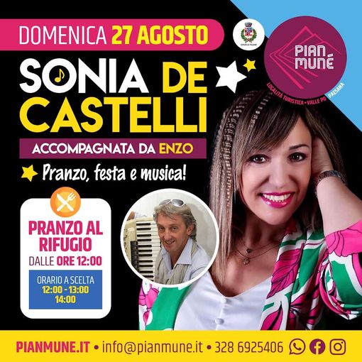 Sonia De Castelli ai 1500 metri di Pian Munè di Paesana