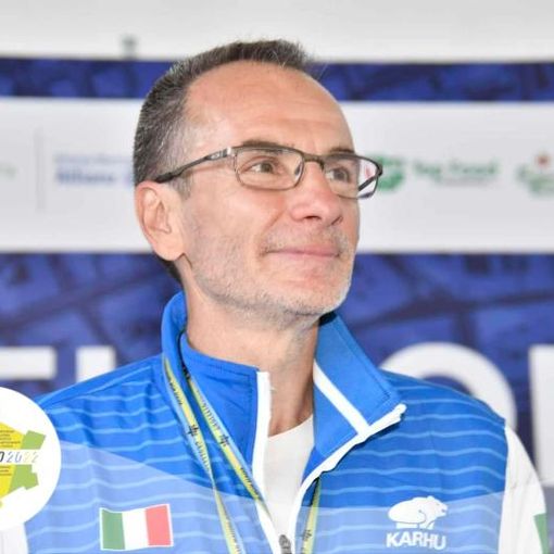 Andrea Burlo sul podio a Grosseto (foto ENDUpix)