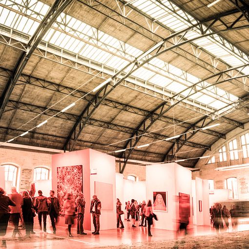 Una grafica per mostrare la trasformazione in spazio espositivo della Caprilli