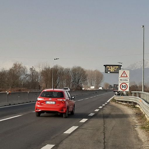 L’autovelox in Tangenziale a Pinerolo