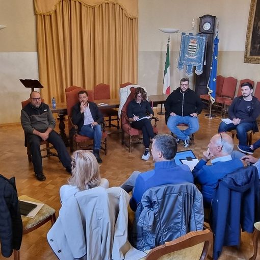 L’incontro di ieri mattina in municipio a Pinerolo