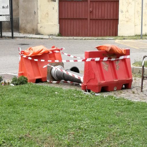 La fontanella abbattuta