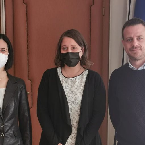 Da sinistra Guidolin, De Vito e Salvai