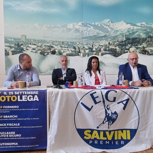 Da sinistra Benvenuto, Bergesio, Casolati e Mongiello