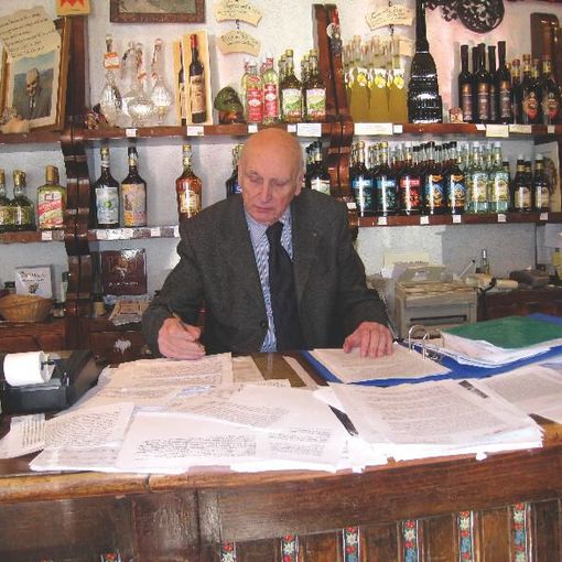 Adriano Tillino nel suo Albergian di Pragelato