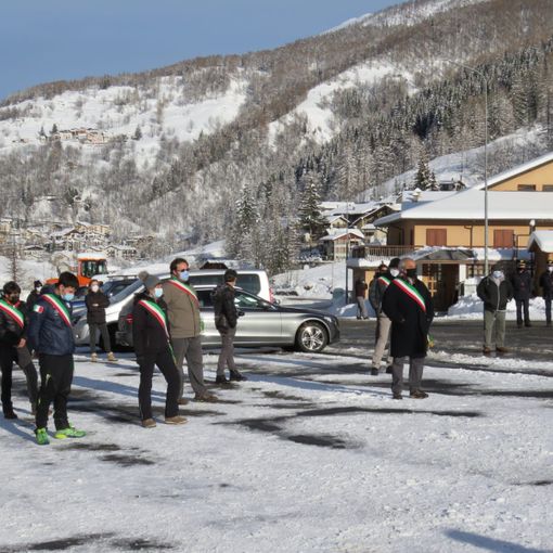 Il flash mob del 5 dicembre a Prali