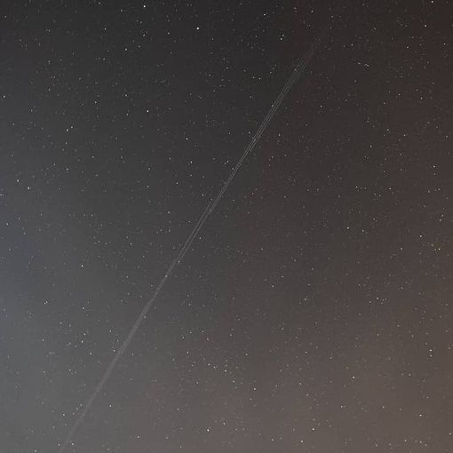 Starlink dal colle del Lazzarà