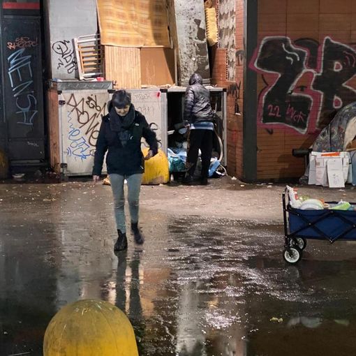 Quelli del Carretto per le vie del centro di Torino