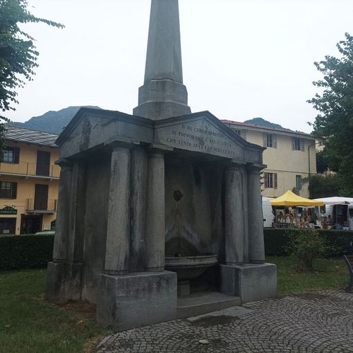 La fontana donata dal re ai torresi