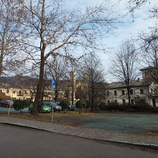 Il parcheggio di via Volta