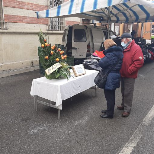 Il ricordo al mercato di Vigone del pescivendolo di Piossasco