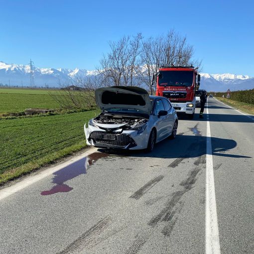 Vigone: tamponamento sulla strada provinciale 129