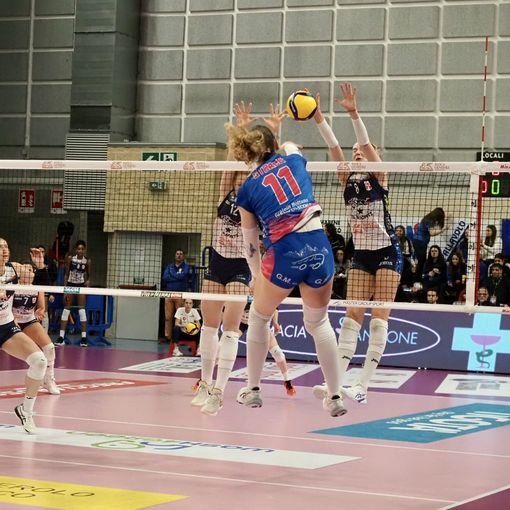 Storck contro il muro di Mazzaro e Alsmeier (foto di Christian Bosio)