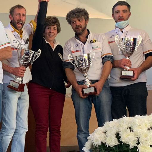 Da sinistra Luca Charbonnier, il sindaco Lilia Garnier, Andrea Carignano e Manrico Geymonat