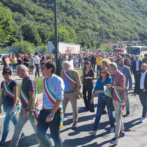 La manifestazione del 17 settembre 2022 a Villar Perosa