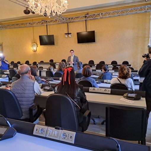 25 Aprile, Davide Nicco accoglie i cittadini in visita a Palazzo Lascaris