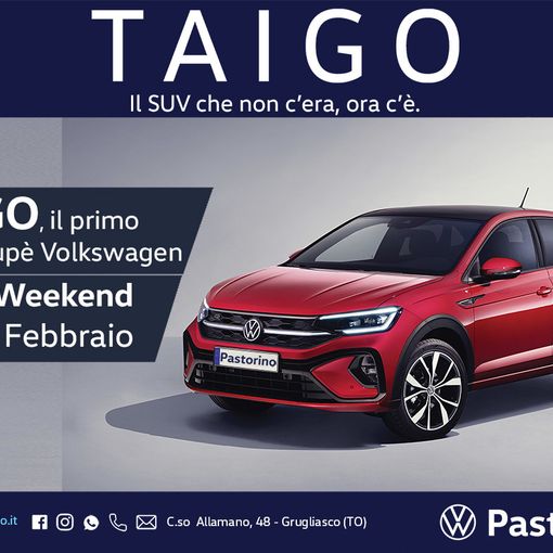 Grugliasco: porte aperte da Pastorino per la Nuova Taigo Volkswagen