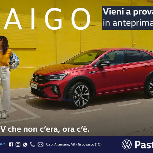 Taigo Volkswagen: prenota il test drive da Pastorino a Grugliasco