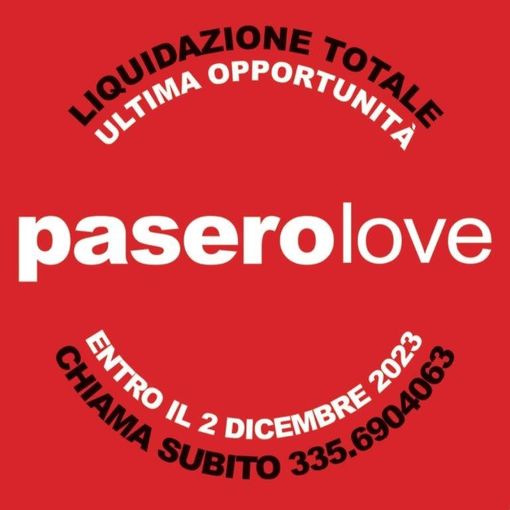 Ultime due settimane per aggiudicarsi degli straordinari pezzi di collezioni di “PaseroLove”