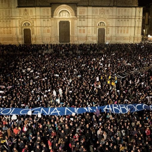 La manifestazione bolognese