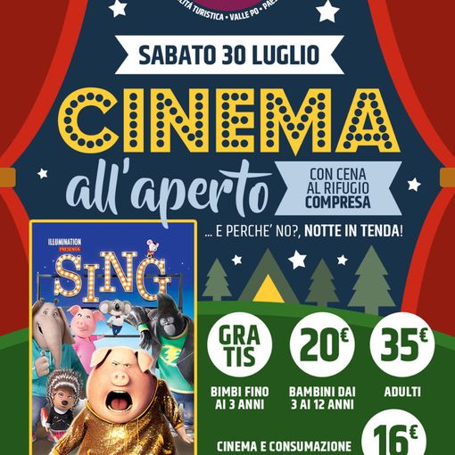 Cinema all’aperto sulle Musiche di Sing a Pian Munè di Paesana