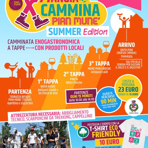 C’è la &quot;Mangia e Cammina” di Pian Munè di Paesana