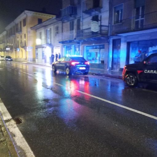 I carabinieri sul luogo dell’incidente