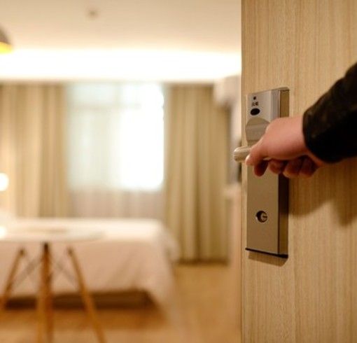 camera d'albergo - foto di archivio