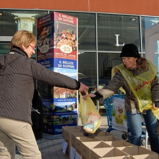 volontaria banco alimentare