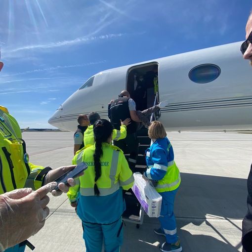 soccorso medico tramite aereo