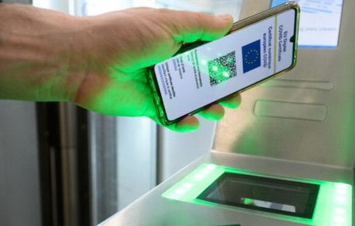 Green Pass - immagine d'archivio