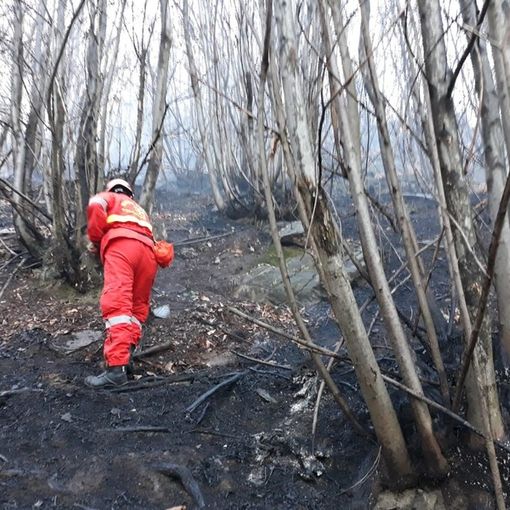  Giornata di interventi per i volontari antincendi boschivi: da martedì raddoppiato il presidio con elicottero