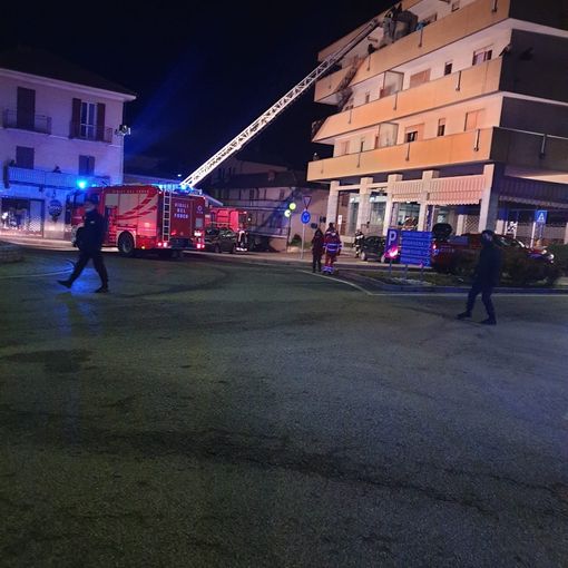 Incendio a Luserna San Giovanni