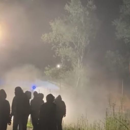 Immagini del blitz di ieri, tratte dal video pubblicato sulla pagina Facebook Notavinfo No Tav