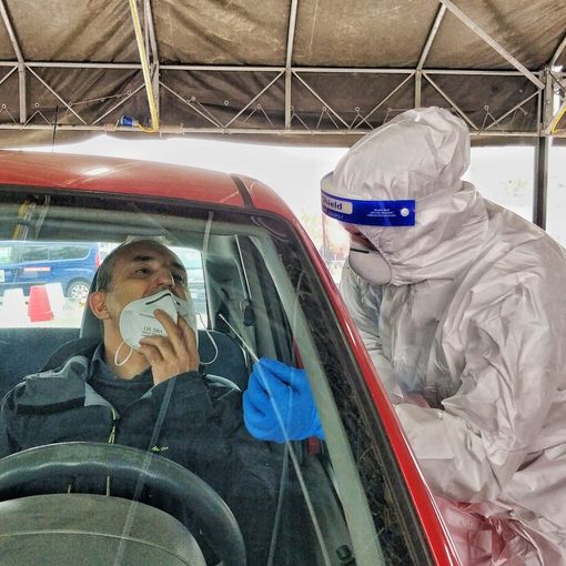 Test Covid al pit-stop per automobilisti
