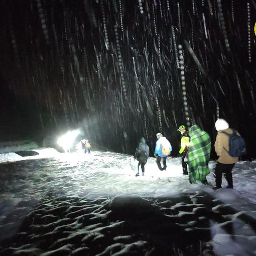 Profughi bloccati nella neve a Bardonecchia