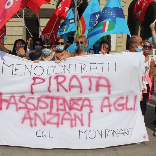 Un momento della protesta del 20 luglio