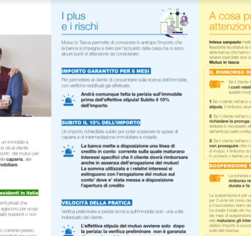 Scheda informativa con dati e illustrazioni
