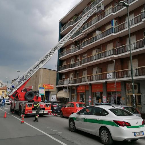 pompieri e polizia locale nichelino
