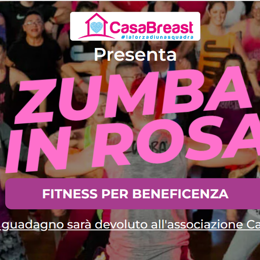 Torino si colora di rosa per la Beneficenza con l'evento &quot;Zumba in Rosa&quot;