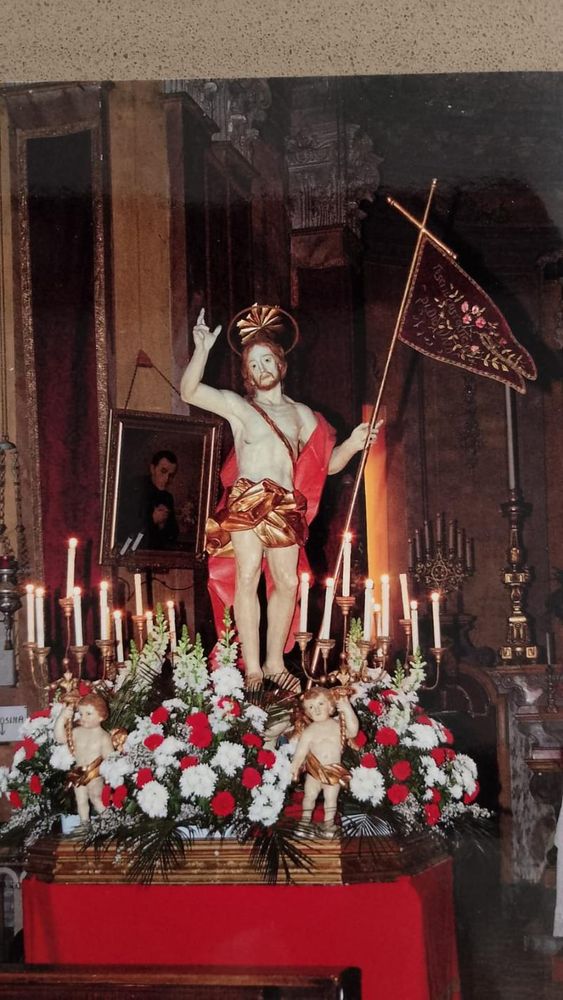 La statua del Cristo Risorto La statua del Cristo Risorto