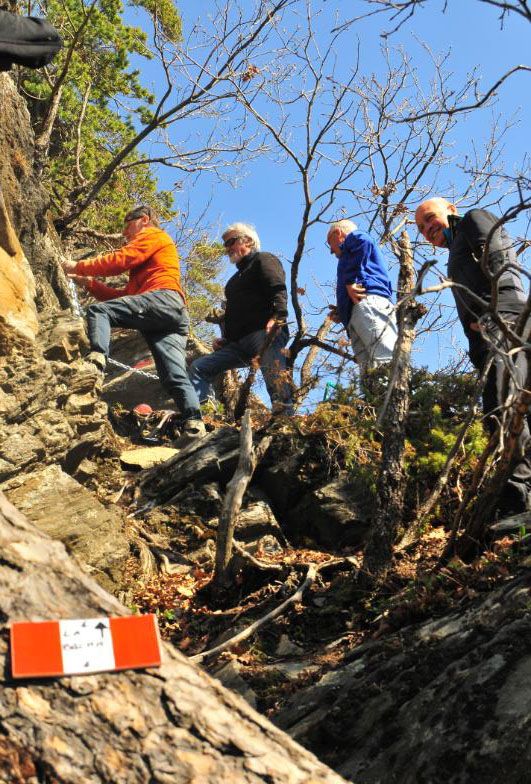 Lavori alla Roccho Ampëreur