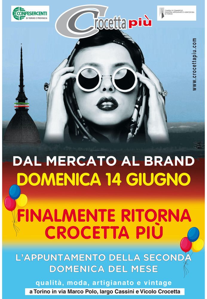 Domenica 14 giugno torna l'appuntamento con Crocettapiù