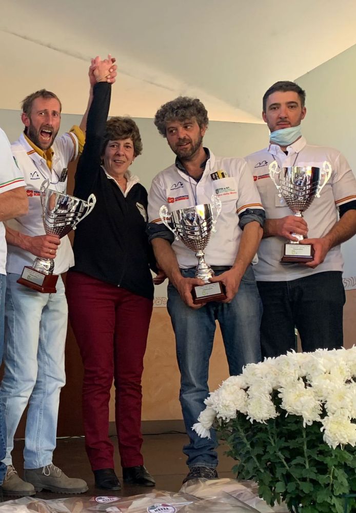 Da sinistra Luca Charbonnier, il sindaco Lilia Garnier, Andrea Carignano e Manrico Geymonat