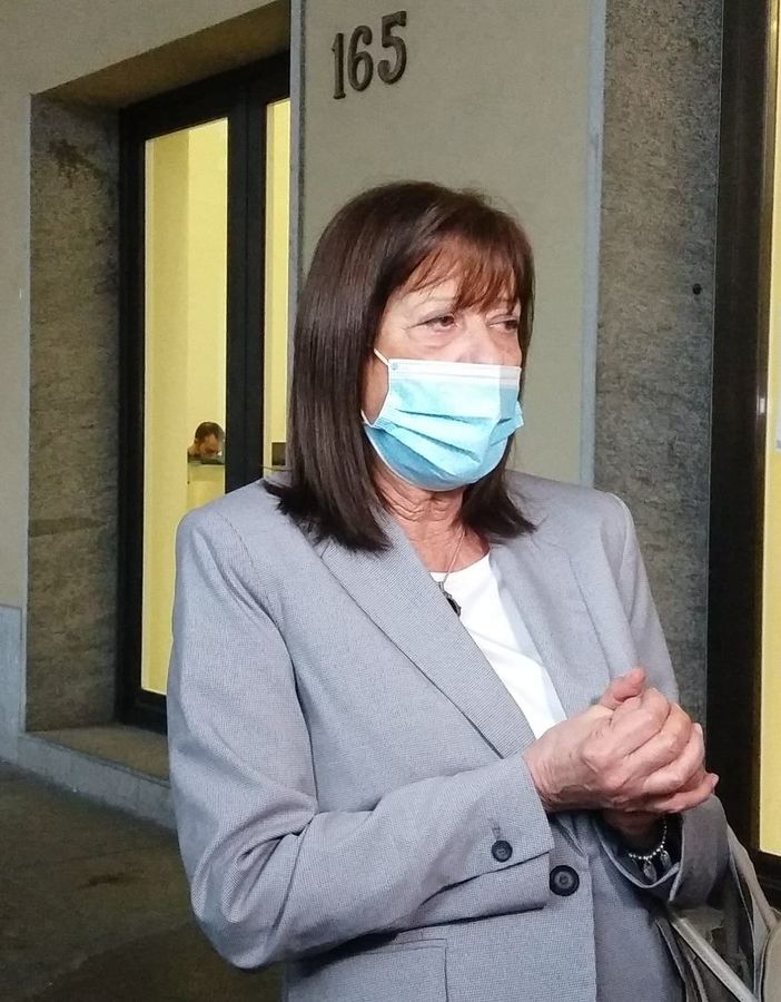 L'assessora Vittoria Poggio, intervenuta in aula per parlare di circoli Arci e Acli e somministrazione degli alimenti