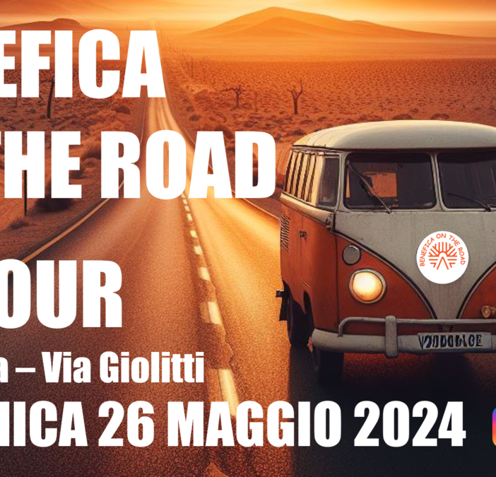 Domenica 26 maggio arriva “BENEFICA ON THE ROAD” a Cavour