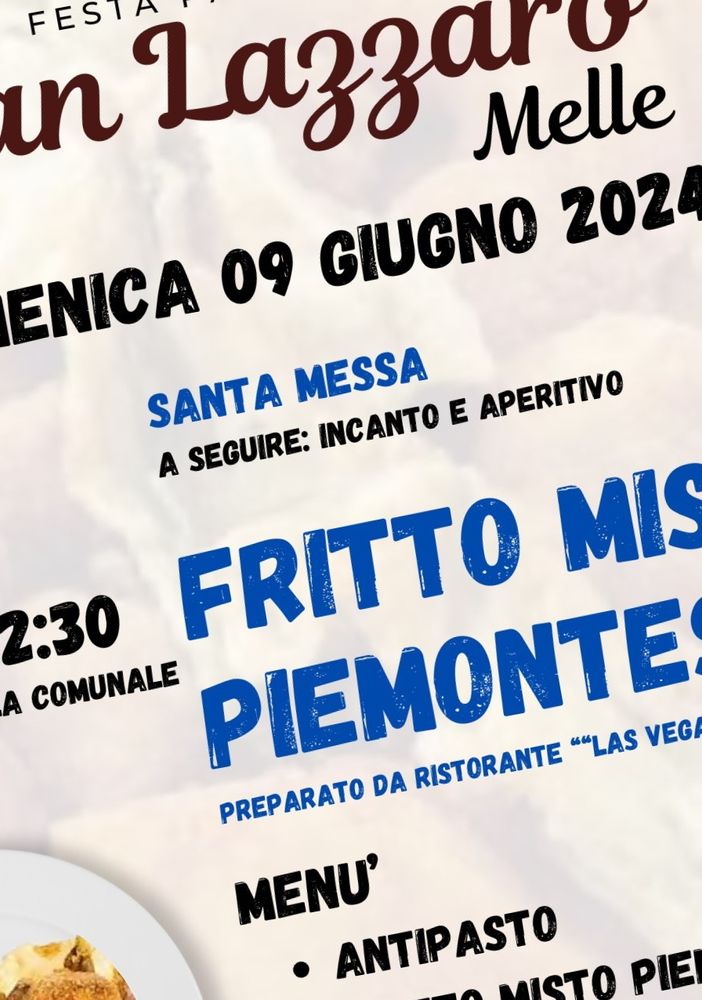 Domenica 9 giugno torna a Melle la Festa Patronale di San Lazzaro Vescovo